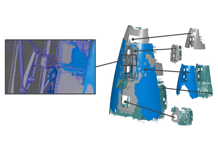 3d opticke merenie boeing