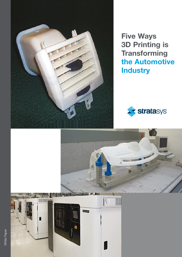 využití 3D tisku v automobilovém průmyslu